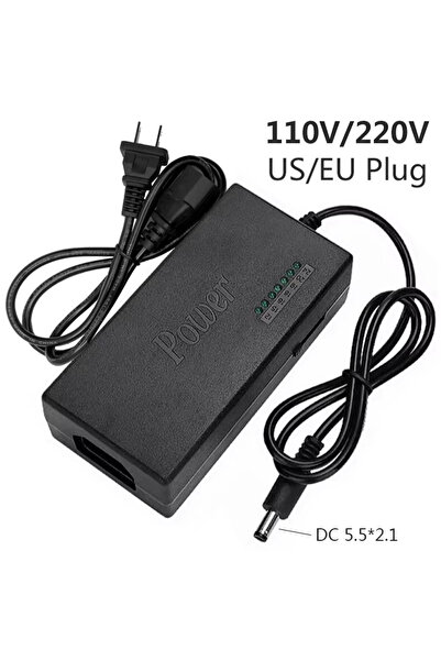 Choice EU Plug-220V DC 12V/15V/16V/18V/19V/20V/24V 5A 7 Speed Adjustable Univ...