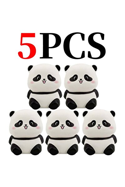 Choice5 B 5Pcs New Panda LED Night Light Living Room Cute Panda Plastic Lamp ...