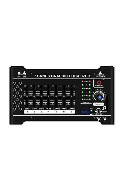 Choice black P2-plus 5V Desktop Headphone Equalizer & Amplifier - 7 Bands 63H...