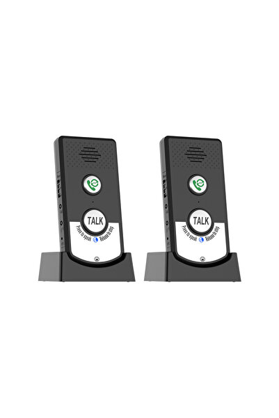 Choice black 2 Pack H8-2T Intercoms Wireless for Home Voice Caller Home Ultra...