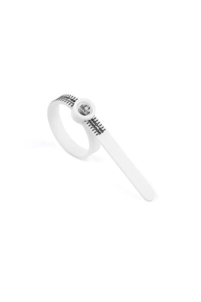 Choice7 HK Size White US/UK/EU/HK Size Ring Ruler Ring Measuring Tape Ring Me...