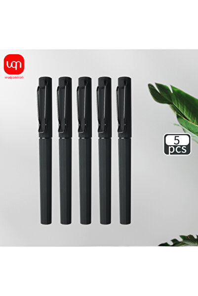 Choice black 5pcs WQN-2/5/10PCS Simple Black Gel Pens, Smooth Writing, Comfor...