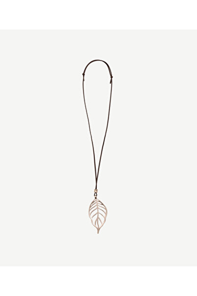 Yargıcı Leaf End Rope Necklace