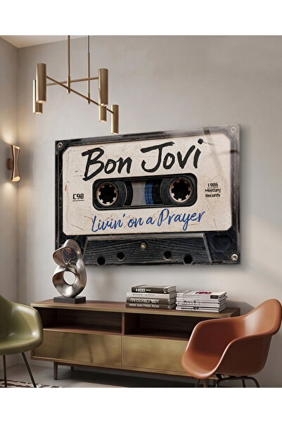 FAVLO.ART Bon Jovi Poster Pleksi Tablo – Modern ve Nostaljik Duvar Sanatı