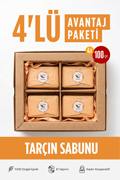 Tarçın Sabunu 4'lü Ekonomik Paket | 4x100 gr