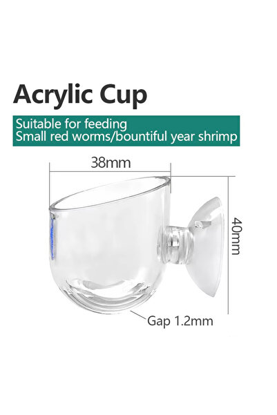 Choice1 Acrylic Cup 1pc Aquarium Decorations Plant Cup Pot Acrylic Aquatic Pl...