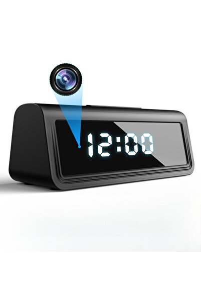 StartONTeam Cameră 4K cu ceas digital, Wi-Fi, vedere nocturnă, senzor de mișcare