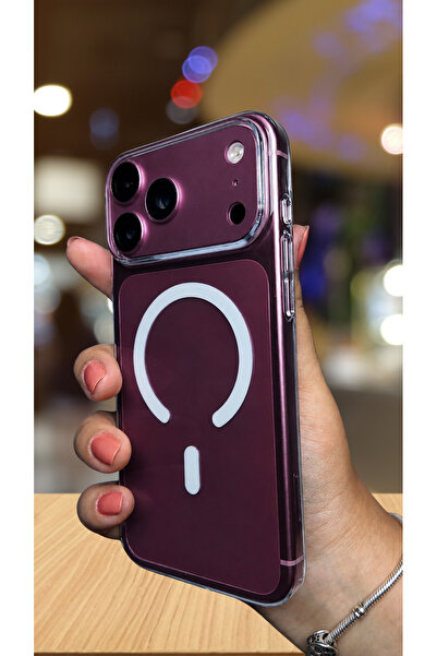 Alan Tech iPhone 17-18 Pro Magsafe Kılıf Wireless Kablosuz Şarj Destekli Kame...