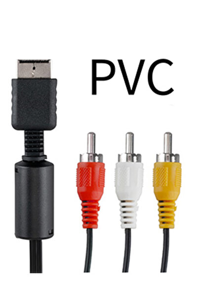 Choice Brown Connecting Cable RGEEK PS2 PS3 AV to RCA Composite Cable Cord fo...