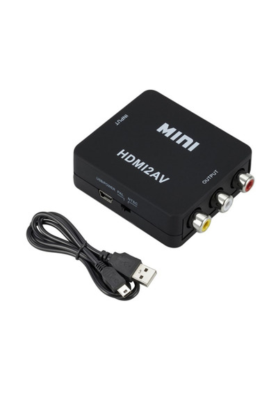 Choice HDMI TO AV black TABLLYUGE 1080P HDMI-compatible to AV RCA Converter B...
