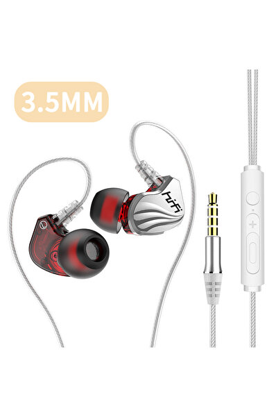 Choice3 سماعة رأس S2000 فضية 3.5 مم AUX/Type-C رقمية 6D HIFI عالية الجهير مع ...