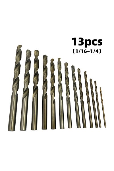 Choice mahuazuan13PCS 13-Piece High-Speed Steel Drill Bits (Bagged), Suitable...