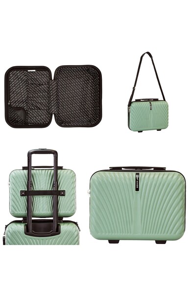 WINGS BRAND WINGS SWAN 2.0 Geantă cosmetică 14 " VERDE ARMY