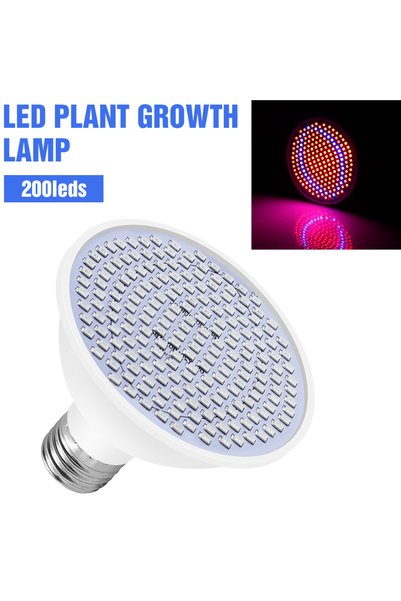 Choice E27 200leds Plant LED Grow Light Bulb Full Spectrum Phytolamp Indoor F...