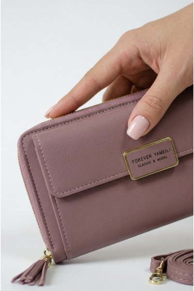 Mazel Design 7090 Stylish Women's Wallet Bag with Adjustable Strap and Zipper