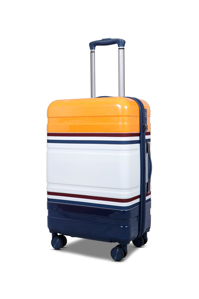 ZAAPPY Hard Shell PC Printed Lightweight 20 Inch (7-10kg) Luggage, Combinatio...