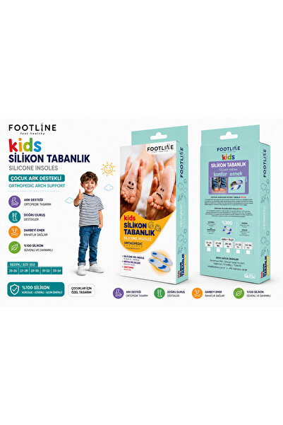 footlıne foot healthly Ark Takviyeli Taban Düsüklügü Düz Taban Içe Basma Dest...