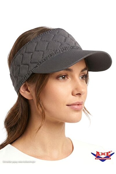 AXE SPORTSWEAR Summer Glitter Textured Flexible Visor Hat Uv Sun Protection C...