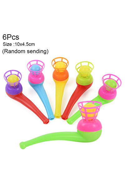 Choice 6pcs 6/12Pcs Magic Blowing Pipe Floating Ball Kids Favors Games Balanc...