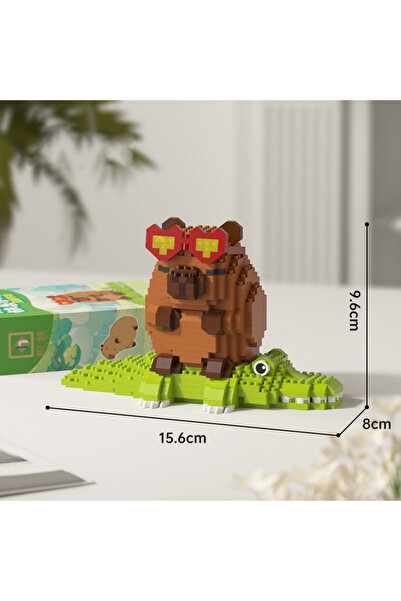 Choice5 nobox 3151 Lovely Cartoon Animals Nanobricks Capybara Micro Diamond B...