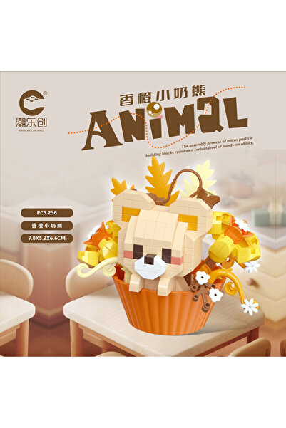 choice2 No box 7492 Cute dessert small animals potted bouquet cartoon doll pa...