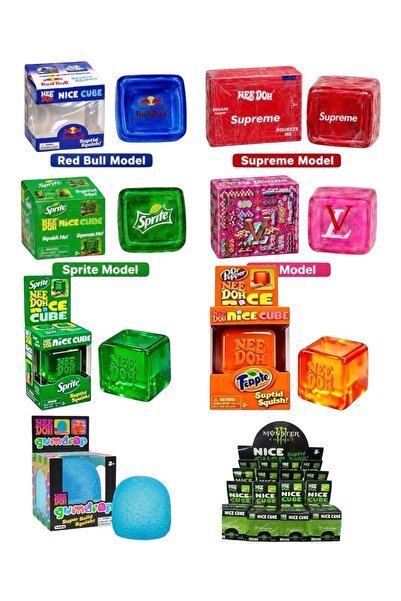 Pofika Needoh Nıce Cube Schylling Squishy -Coca-Cola,LV,Sprite,Red-Bul Jel Do...