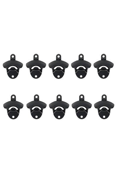 Choice 10PCS-black 5pcs/10pcs Bottle Opener Wall Mounted Rustic Beer Opener S...