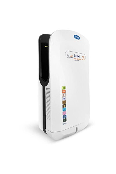 LİMPİO HDR 91JET Сушилня за ръце, 1650 W, 90 m/s, HEPA филтър, Бял