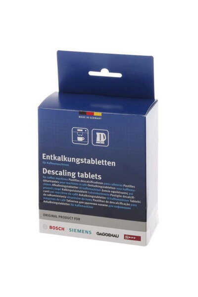 Bosch Set of 12 descaling tablets Descaling Tablets 00312454, 18g, For coffee...