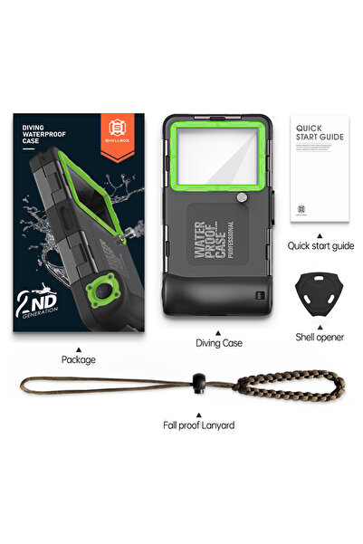 Choice4 Pc + tpu Black Green Brand New Multifunctional Durable Waterproof 15m...