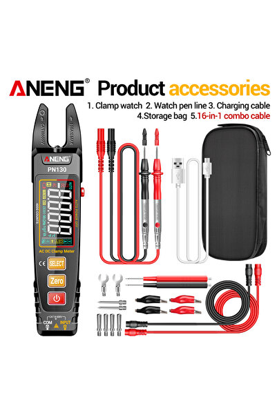 Choice1 ANENG PN130 Pro ANENG PN130 Clamp Meter Digital Multimeter 4000 Count...