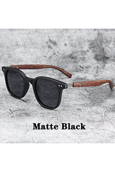 Choice3 MULTI 2 New Men Vintage Wooden Frame Sunglasses Classic Brand Square ...