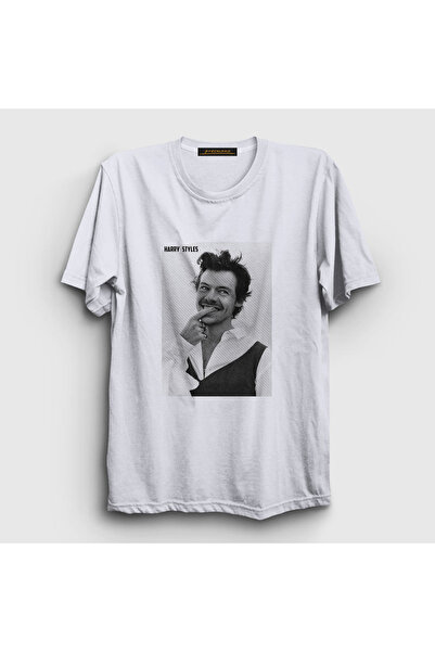 Presmono Unisex beli poster Harry Styles T-shirt 318651tt