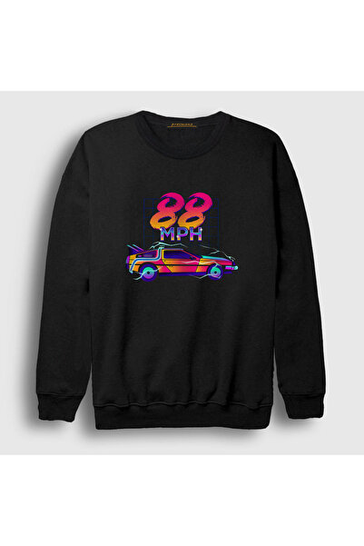 Presmono Unisex crna majica sa filmom Povratak u budućnost 88 mph 242877tt