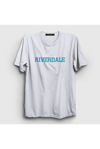 Presmono Unisex beli logo V2 Riverdale T-shirt 206721tt