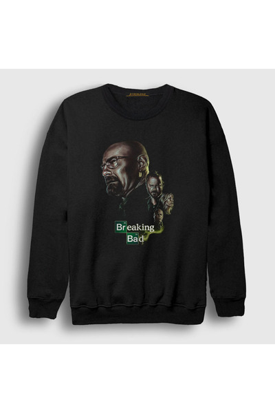Presmono Unisex Black Final Breaking Bad Sweatshirt 184613tt