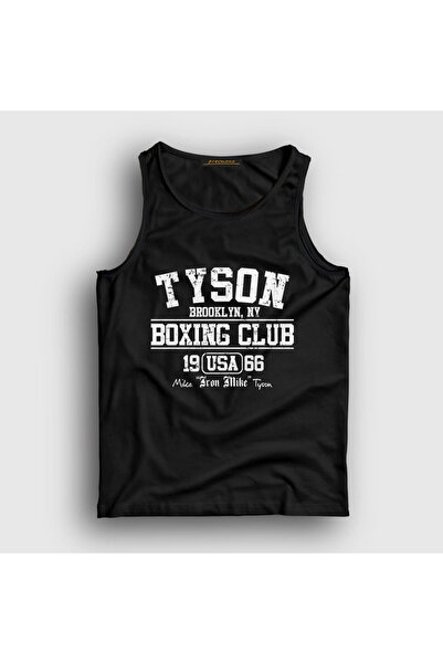 Presmono Unisex Black Boxing Club Mike Tyson Athlete157772tt