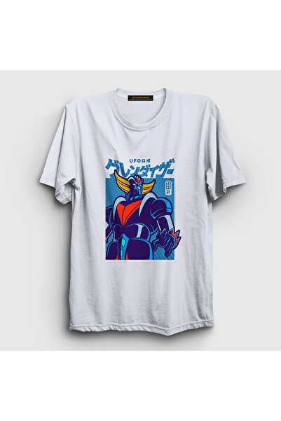 Presmono Beli unisex T-shirt - poster V2 UFO robot Grendizer Goldorak 471913tt