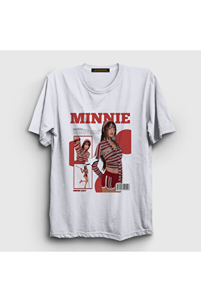 Presmono Unisex White Sunshine Minnie I Dle Gidle T-Shirt 599483Tt