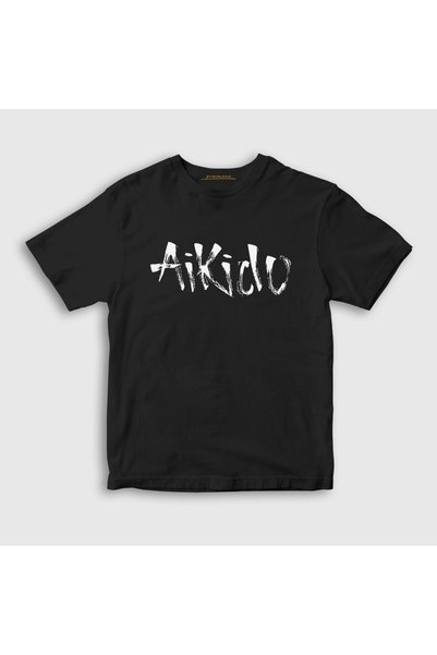 Presmono Unisex dečji crni aikido UFC MMA borilačke veštine T-shirt 501998tt