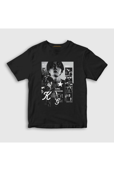 Presmono Unisex Kids Black Killin It Girl J-Hope Jung Hoseok T-Shirt 597949Tt