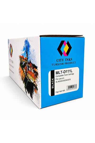 City Inks حبر تونر CITYINK متوافق مع Samsung MLT-D111L أسود (Blac...