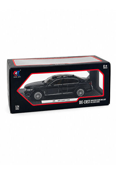 BMW 7 Serisi (760Li) 1:24 Diecast Metal Araba (Açılır Kapılı Siyah) BMW 7 Serisi (760Li) 1:24 Diecast Metal Araba (Açılır Kapılı Siyah)