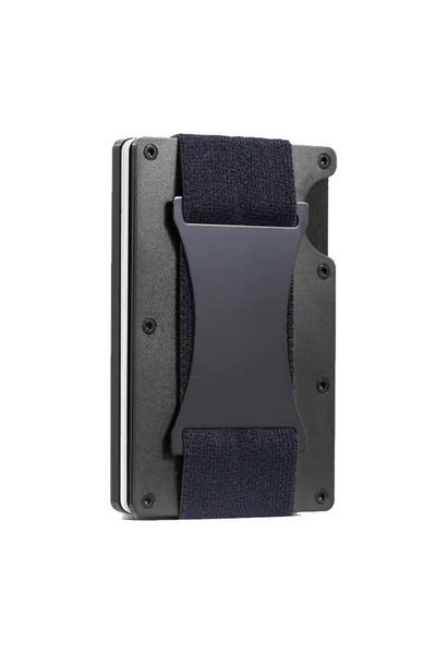 choice2 Black Rfid Metal Holder Wallets Men Women Slim Thin Mini Bank Cardhol...