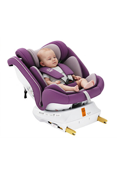 BUF BOOF Scaun auto TWT Plus iSize Buf Boof Purple isofix Rotativ 360 Pozitie...