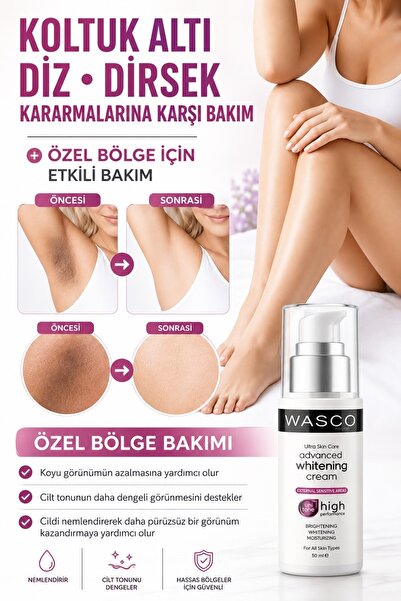 wasco Genital Bölge Kararma Karşıtı (Koltuk Altı, Diz, Dirsek Ve Dış Genital)...