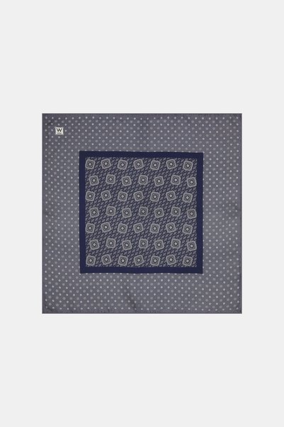 W Collection ÇİÇEK VE GEOMETRİK DESENLİ MENDİL