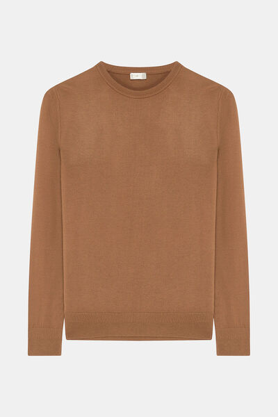 W Collection KAHVERENGİ O YAKA TRİKO