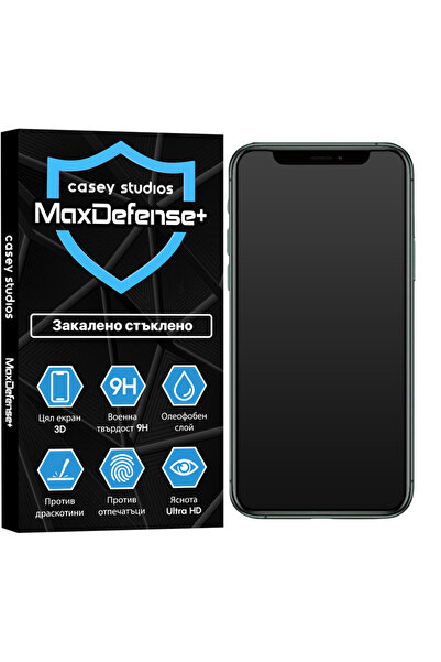 Casey Studios Glass protector matte iPhone 11 Pro Max, 3D full coverage, Ultr...