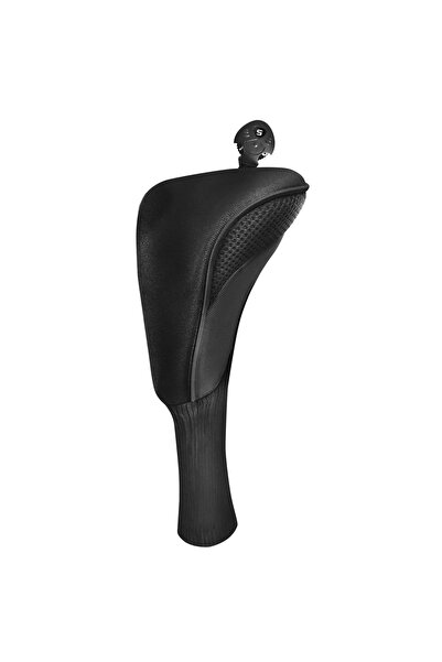 Choice Black 1pc 1 Pack Golf Club Head Covers for Woods Hybrids Long Neck Gol...